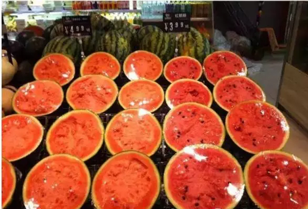 水果精品超市货架